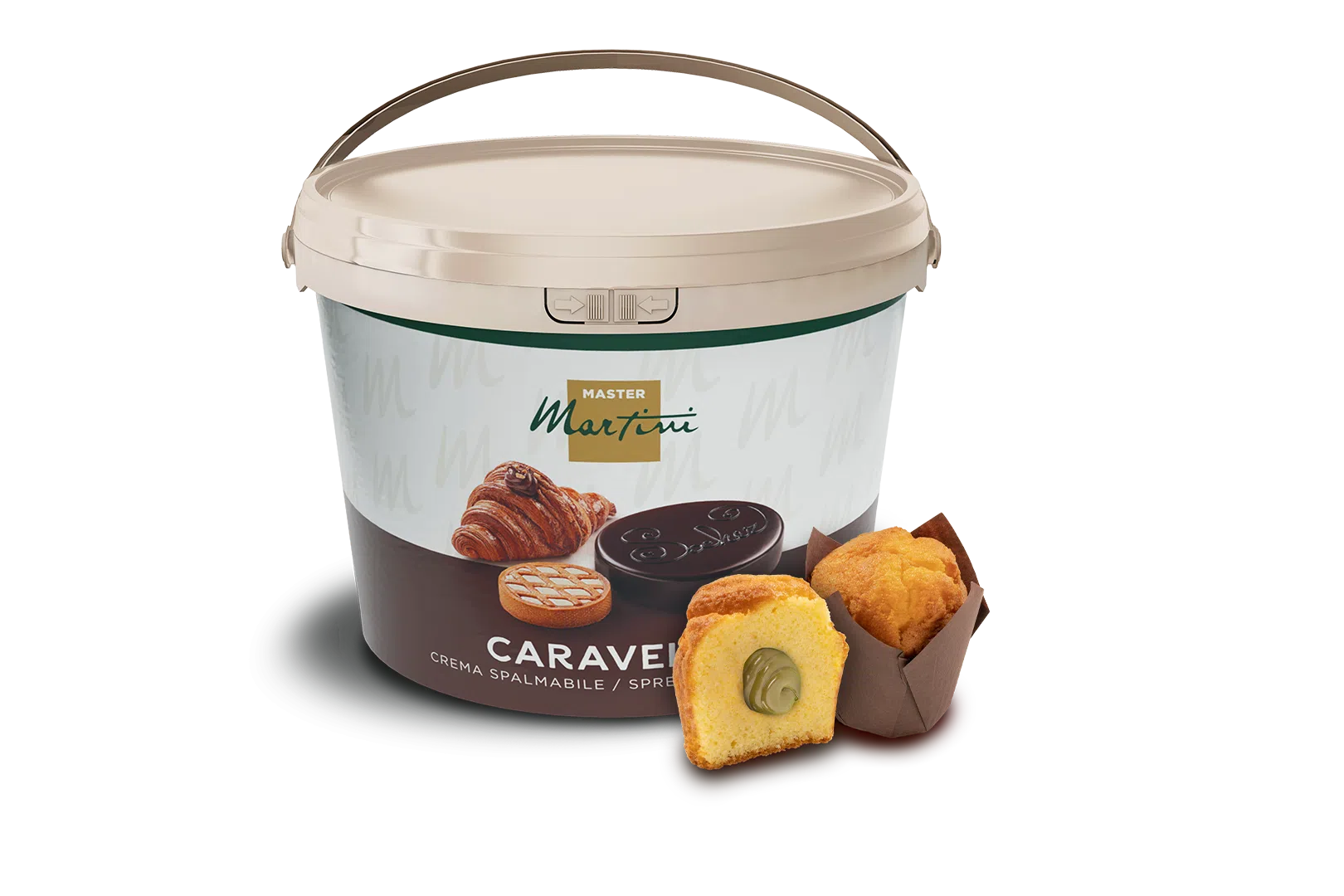 Caravella Pistachio Ante-Forno – Cremă de Fistic 15% termostabilă 5 kg