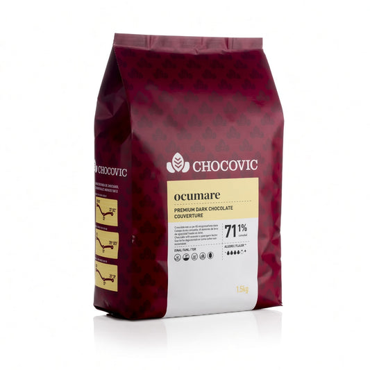Ciocolată neagră premium Chocovic Ocumare 71,1%