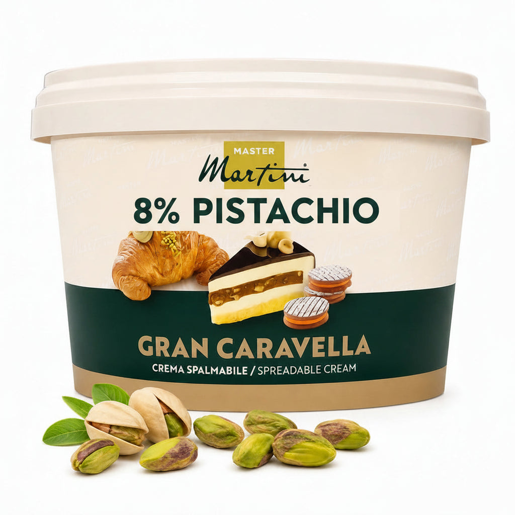 Caravella Easy Pistachio – Cremă de Fistic 8% 5 kg